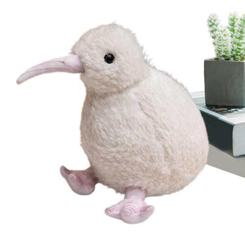 Kiwi Bird Plush - Entzückendes Plüschtier mit neuseeländischen Vögeln, echte Kinder mit Kiwi-Bird-Puppe, Huggable, Erwachsene, kleine Reali-Puppen von Generic