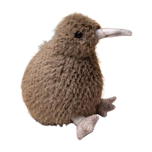Kiwi Bird Plush - Entzückendes Plüschtier mit neuseeländischen Vögeln, echte Kinder mit Kiwi-Bird-Puppe, Huggable, Erwachsene, kleine Reali-Puppen von Generic