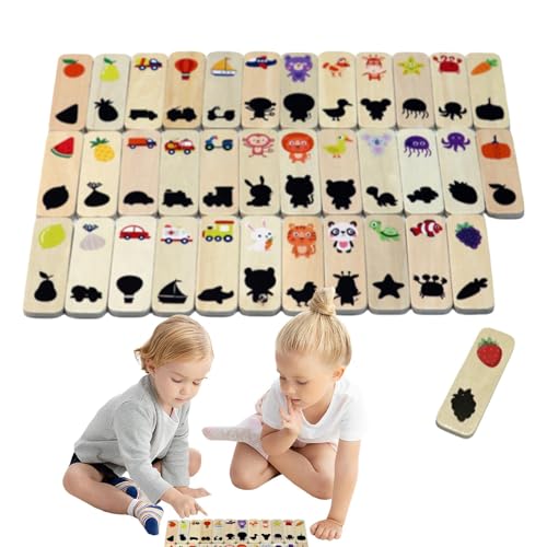 Klassifisches Formenpuzzle, Kombinationspuzzle von Formen, Kombinationsspiel aus Holz, Schatten-Kombinationsset für frühes Lernen für Kinder Klassifisches Formenpuzzle, Kombinationspuzzle von Formen, Kombinationsspiel aus Holz, Schatten-Kombinationsset für frühes Lernen für Kinder von Generic