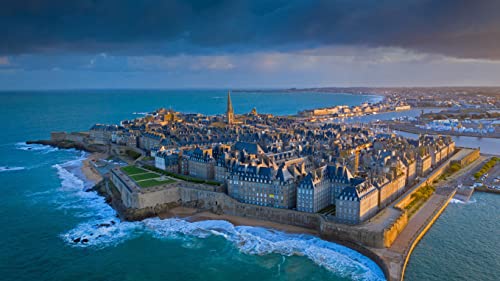 Klassische Puzzles 1000 Teile Saint-Malo, Eine Stadt In Der Bretagne, Frankreich 75 * 50Cm Klassische Puzzles 1000 Teile Saint-Malo, Eine Stadt In Der Bretagne, Frankreich 75 * 50Cm von Generic