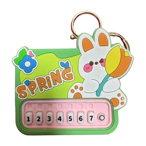 Klavier-Schlüsselanhänger, elektronischer Keyboard-Schlüsselanhänger, kreativer Schlüsselanhänger für Tasche, kreativer Klavier-Schlüsselanhänger mit LED-Lichtern für Kinder, Mädchen, von Generic