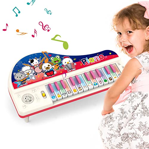 Klavier für | niedliches Tier-Klavierspielzeug, elektronisches Klavierspielzeug, musikalisches Lernspielzeug für Kinder ab 3 Jahren, Jungen und Mädchen Klavier für | niedliches Tier-Klavierspielzeug, elektronisches Klavierspielzeug, musikalisches Lernspielzeug für Kinder ab 3 Jahren, Jungen und Mädchen von Generic