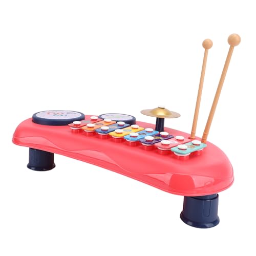 Klavierspielzeug in der Hand, Musik Blätter für Baby -Klavier -Paar Spielzeug für (Rot) von Generic