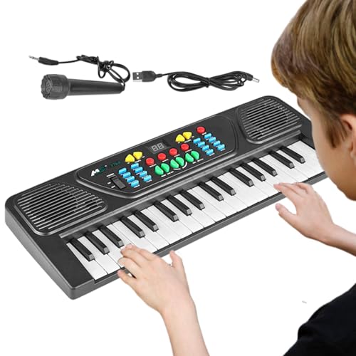 Klaviertastatur für Kinder - Klaviertastatur für Kinder, 37 Tasten Digital Klaviertastatur | Multifunktionale Musikinstrumente für Anfänger, Elektronik mit m Klaviertastatur für Kinder - Klaviertastatur für Kinder, 37 Tasten Digital Klaviertastatur | Multifunktionale Musikinstrumente für Anfänger, Elektronik mit m von Generic