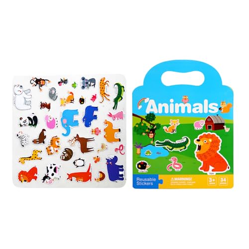 Klebebücher Für Kinder,Reisespielzeug Und Frühe Lernspielzeug | Wiederverwendbare Frühes Lernbuch Für Kinder Zu Hand-Augen-Koordination Klebebücher Für Kinder,Reisespielzeug Und Frühe Lernspielzeug | Wiederverwendbare Frühes Lernbuch Für Kinder Zu Hand-Augen-Koordination von Generic