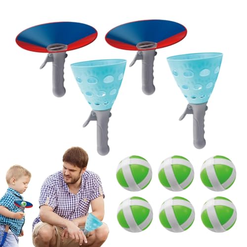 Klebriges Ballfangset, Handballschläger zum Fangen und Werfen | 2-in-1 wasserdichter Paddelfangball, - und Fangspiel, interaktive Sportspiele, Spielzeug Klebriges Ballfangset, Handballschläger zum Fangen und Werfen | 2-in-1 wasserdichter Paddelfangball, - und Fangspiel, interaktive Sportspiele, Spielzeug von Generic
