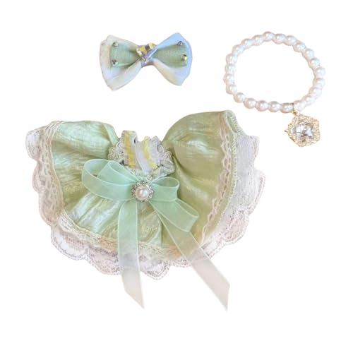 Kleid für Puppen, Elegantes Stoff-Outfit, Rollenspiel-Kostümzubehör für Mädchen ab 3 Jahren Qmh255 (B, A) von Generic