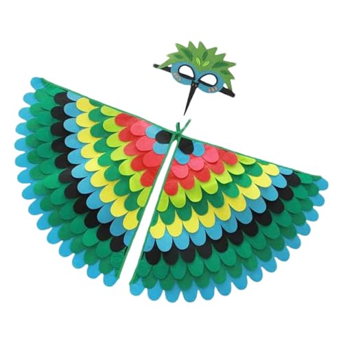 Kleiden Sie Flügel von, Kostüm Flügel, von faltbaren Flügeln - bunte Pfauenflügel winddicht, weiche Flügel von für von Generic