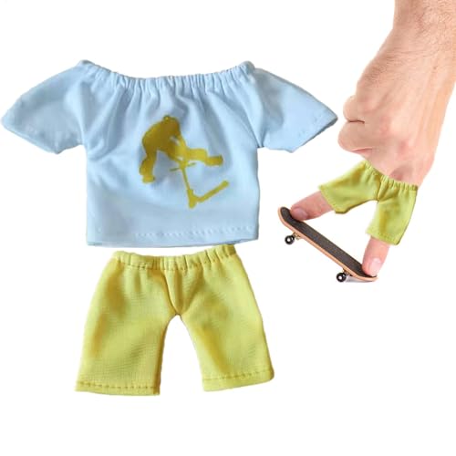 -Kleider für die Finger - Hosen und Fingerboardt -T -Shirts, Scooter und Skateboardzubehör | Kleidung für Kinder, interaktives Spielzeug für Bewegung, Geschenkidee und BO -Kleider für die Finger - Hosen und Fingerboardt -T -Shirts, Scooter und Skateboardzubehör | Kleidung für Kinder, interaktives Spielzeug für Bewegung, Geschenkidee und BO von Generic