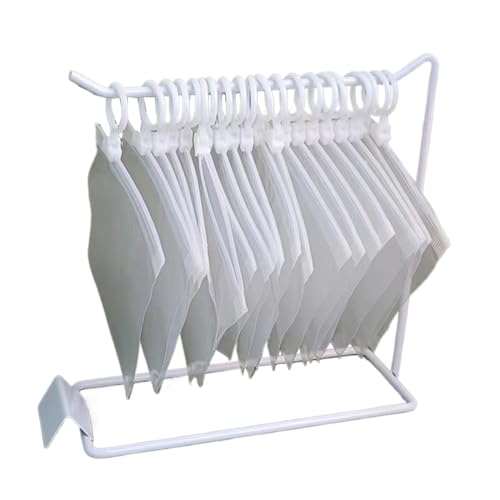 Kleiderständer – Mädchen Doll Clothes Mini-Kleiderbügel | Kleiderschrank-Zubehör für Puppenhaus | Anzugständer Organizer für winzige Mantel, Hemd, Kleid, Spielrolle, D von Generic