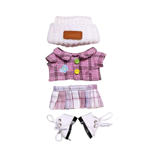 Kleidung für Puppen (Keine Puppe) Handgemachte Kleidung für Puppen Outfits für 17cm Sammlerstücke Stilvolle für den Urlaub Tne472 (11x4x4cm) von Generic