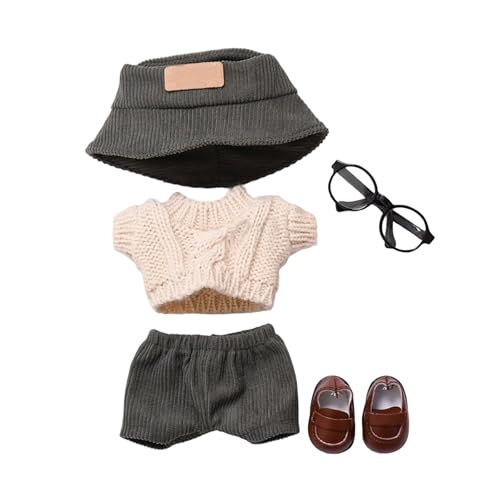 Kleidung für Puppen (Keine Puppe) Handgemachte Kleidung für Puppen Outfits für 17cm Sammlerstücke Stilvolle für den Urlaub Tne698 (A, 10cm) von Generic