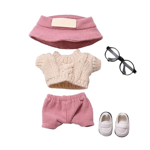 Kleidung für Puppen (Keine Puppe) Handgemachte Kleidung für Puppen Outfits für 17cm Sammlerstücke Stilvolle für den Urlaub Tne698 (B, 10cm) von Generic