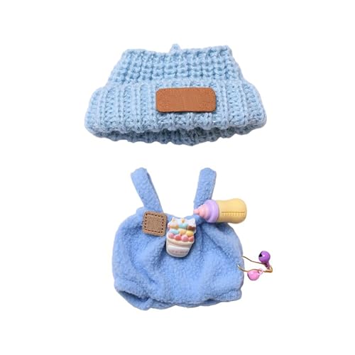 Kleidung für Puppen (Keine Puppe) Handgemachte Kleidung für Puppen Outfits für 17cm Sammlerstücke Stilvolle für den Urlaub Tne703 (Blue, 10cm) von Generic