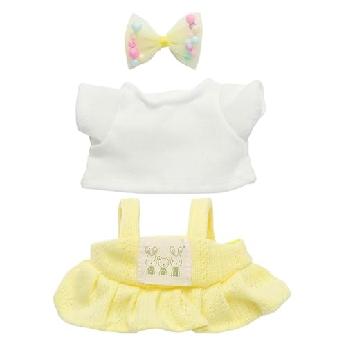 Kleidung für Puppen 17 cm/6,7 Zoll, Exquisite Accessoires, Keine Puppe KzW737 (Yellow, 17cm) von Generic