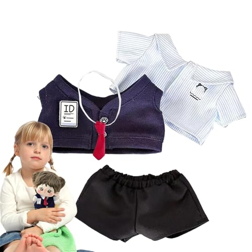Kleidung und Zubehör, süße Kleidung | Weiche Schulkleidung, 7,87 Zoll Outfit | Schöne Kleidung Hosen Zubehör für und Spielzeug Kleidung und Zubehör, süße Kleidung | Weiche Schulkleidung, 7,87 Zoll Outfit | Schöne Kleidung Hosen Zubehör für und Spielzeug von Generic