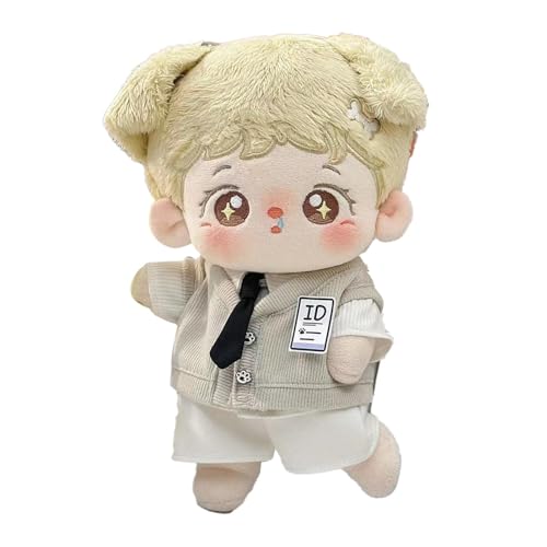 Kleidung und Zubehör für Puppen, niedliche Kleidung für Puppen, Puppenkleidung für Puppen, weiches Schulmädchen, 19,9 cm (7,87 Zoll), schöne Hose, Anzüge, Zubehör für Puppen von Generic
