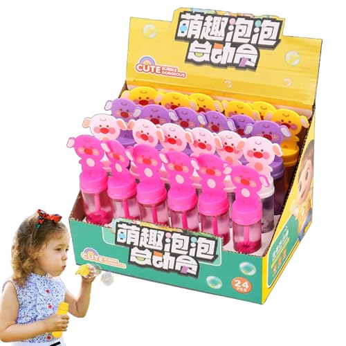 Kleine Blasenstäbe, Partyblasenstäbe | 24-Pieces Children Bubble Blower Game Toys | Outdoor Play Party Gefälligkeiten für Garten Hinterhof Rasenpool Karneval von Generic