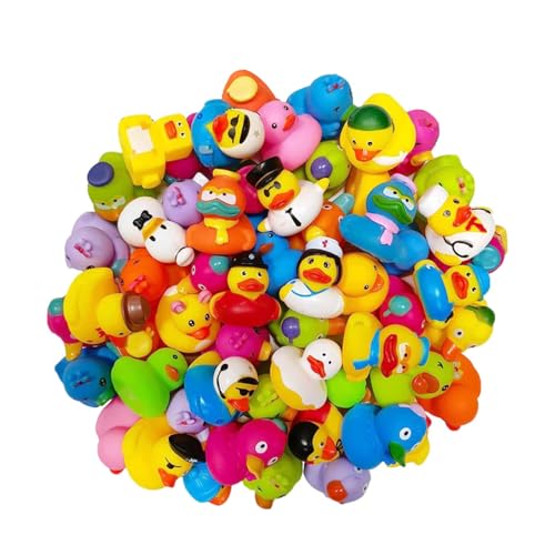 Kleine Enten Badespielzeug für Enten Gummienten 50 Badeenten | Badespielzeug für Kinder aus Gummi mit Netztasche Dusche Geburtstagsparty Spiel Kleine Enten Badespielzeug für Enten Gummienten 50 Badeenten | Badespielzeug für Kinder aus Gummi mit Netztasche Dusche Geburtstagsparty Spiel von Generic