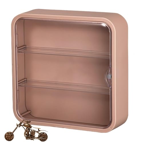 Kleine Figurenvitrine – Miniaturvitrine, 3-lagige staubdichte Aufbewahrungsbox | Magnetisches Türregal, große Box für Puppen, Figuren, Spielzeug, Sammlervitrine Kleine Figurenvitrine – Miniaturvitrine, 3-lagige staubdichte Aufbewahrungsbox | Magnetisches Türregal, große Box für Puppen, Figuren, Spielzeug, Sammlervitrine von Generic