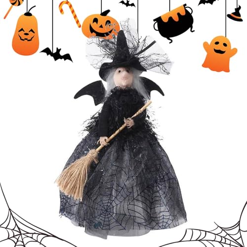 Kleine Hexenpuppe, Halloween-Hexenpuppe | Dekorative Puppe für Baumschale | Gruselige Halloween-Schreibtischpuppe | Baumschmuck, Puppe für Kinderzimmer Kleine Hexenpuppe, Halloween-Hexenpuppe | Dekorative Puppe für Baumschale | Gruselige Halloween-Schreibtischpuppe | Baumschmuck, Puppe für Kinderzimmer von Generic