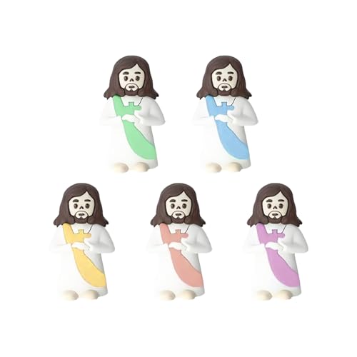 Kleine Jesus -Figuren, Jesus Figuren,Jesus für Ostereiendfüller | Winzige religiöse Hausdekoration Luminöser Ostereiendfüller für Taufe, christliche und Bibelsonntagsschule Kleine Jesus -Figuren, Jesus Figuren,Jesus für Ostereiendfüller | Winzige religiöse Hausdekoration Luminöser Ostereiendfüller für Taufe, christliche und Bibelsonntagsschule von Generic