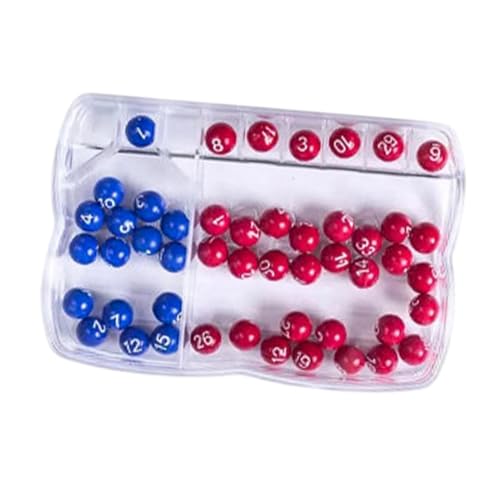 Kleine Lotterie -Zufällungsmaschine - Manuell Shake Lucky Ball Machine, tragbare Lotterie Ball Picker | Fun Lottery Draw Device, Lucky Number Selector für Zuhause, Büro, Partys von Generic