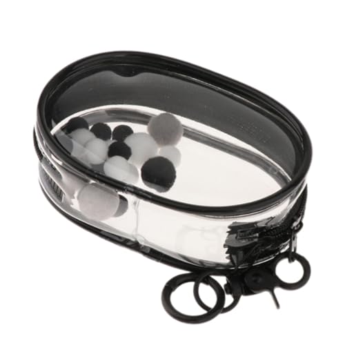 Kleine Puppentasche, Outdoor, Puppentasche, Tragetasche, Reißverschluss, Transparente Figur Displaytasche, Schwarzes Oval Kleine Puppentasche, Outdoor, Puppentasche, Tragetasche, Reißverschluss, Transparente Figur Displaytasche, Schwarzes Oval von Generic