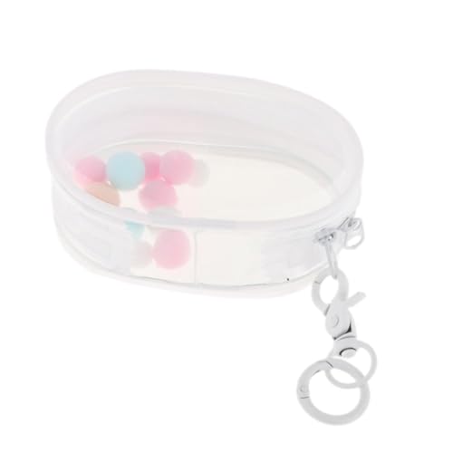 Kleine Puppentasche, Outdoor, Puppentasche, Tragetasche, Reißverschluss, Transparente Figur Displaytasche, Weißes Oval Kleine Puppentasche, Outdoor, Puppentasche, Tragetasche, Reißverschluss, Transparente Figur Displaytasche, Weißes Oval von Generic