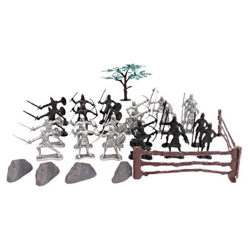 Kleine Soldaten-Figuren, Römisches Soldaten-Modellkit,Mittelalterliches Soldaten-Spielzeugmodell - Mittelalterliches Figurenspielzeug, Desktop-Dekorationsmodell, Hausornamentspielzeug für Kinder von Generic