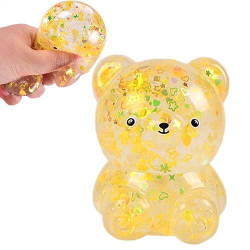 Kleine Squishy Spielzeuge, Auto Bär Squishy Dekoration Mit Pailletten, Taschenspielzeug Für Taschenfüller, Entzückende Bär Begleitspielzeug Zum Füllen Von Socken D Kleine Squishy Spielzeuge, Auto Bär Squishy Dekoration Mit Pailletten, Taschenspielzeug Für Taschenfüller, Entzückende Bär Begleitspielzeug Zum Füllen Von Socken D von Generic