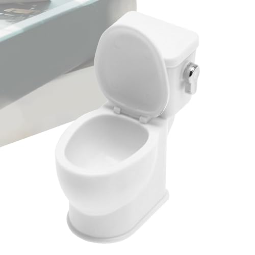 Kleine Toilette Puppenhaus Spielzeug Toilette Miniatur Möbel Lustige Toilette Toilettenschüssel mit Spülgeräusch Kuchen Dekoration Zubehör Kleine Toilette Puppenhaus Spielzeug Toilette Miniatur Möbel Lustige Toilette Toilettenschüssel mit Spülgeräusch Kuchen Dekoration Zubehör von Generic