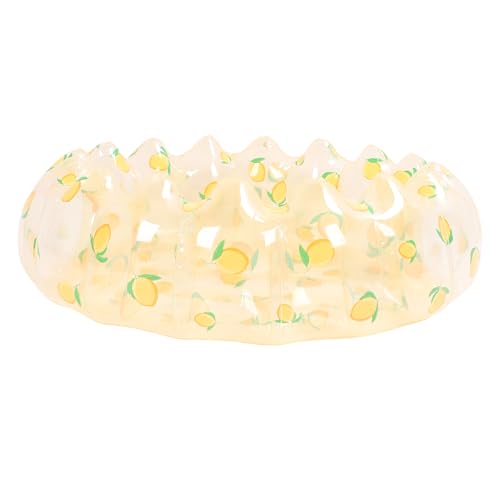 Kleiner Aufblasbarer Pool, Blow Ball Pit Play -Pool für Kleinkinder Tragbare Faltbare PVC mit Niedlichen Leuchtenden Farben für den Innen (Transparente Zitrone) von Generic