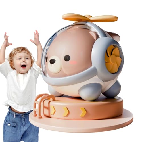 Kleines Flugzeugspielzeug, kleines Flugzeugspielzeug, Hornflugzeug, Flugzeug, süßes Flugzeug, Musikspielzeug mit Cartoon-Pfeife, für Zuhause, Outdoor, Reisen von Generic