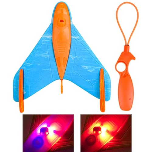 Kleines Spielzeugflugzeug | Lustiges interaktives Katapult-Flugzeug Spielzeug mit Sound und Licht, Segelflugzeugmodelle, Sportspielzeug für den Hinterhof, Familienspiel für Vol Kleines Spielzeugflugzeug | Lustiges interaktives Katapult-Flugzeug Spielzeug mit Sound und Licht, Segelflugzeugmodelle, Sportspielzeug für den Hinterhof, Familienspiel für Vol von Generic