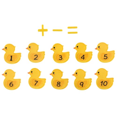 Kleinkindpuppen, Tierpuppen | Realistische Filzpuppen -Puppengeschichte - Interaktive Rollenspielspielzeug, Mathematiklernen und Subtraktionsspiele für den Kindergarten von Generic