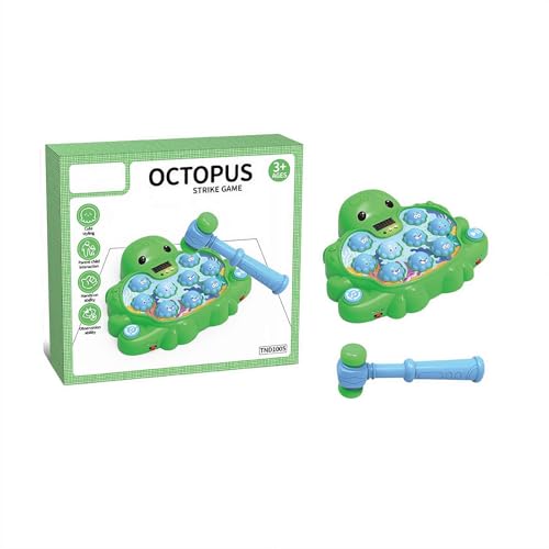 Kleinkindspielzeug Whack-a-mole Spielzeug Interaktion Octopus Thema Spielzeug Lernspielzeug Geburtstagsgeschenk für Kleinkind Junge Spielzeug (Grün) von Generic