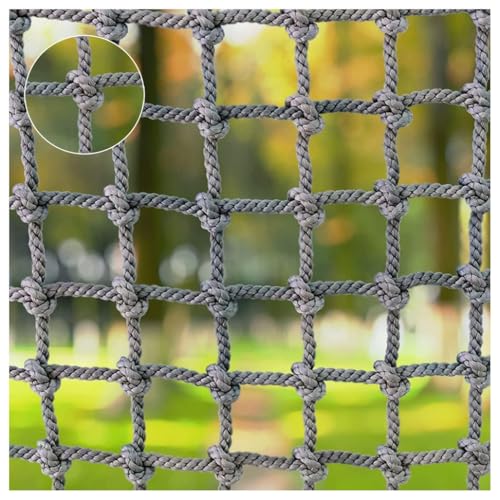Kletternetz Für Kinder Und Erwachsene, Krabbelnetz Fallen Schutz Netz Für Outdoor Sport Innendekoration,Sicherheitsnetz(16mm-14cm,2X6m/6.6X19.69ft) von Generic
