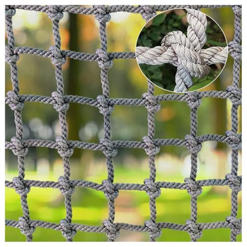 Kletternetz Für Kinder Und Erwachsene, Krabbelnetz Fallen Schutz Netz Für Outdoor Sport Innendekoration,Sicherheitsnetz Dia(10mm-12cm,2X6m/6.6X19.69ft) von Generic