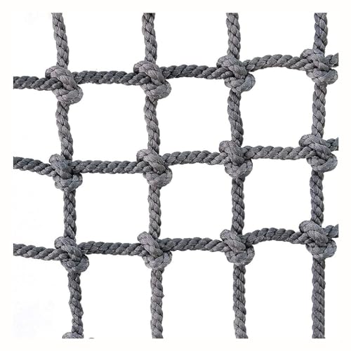 Kletternetze Nylon Play Giant Mesh Hochleistungsfracht Kleinkind Klettern Für Kinder Adult Rock Spielplatz Baumnetz Outdoor Netze Seil Gartennetz Automotive Frachtnetze(10mm*10cm,3X3m/9.8X9.8ft) von Generic