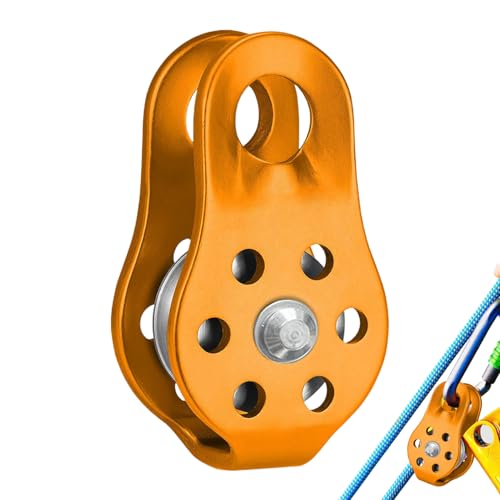 Kletterrolle für Felswände – Rettungsrolle, Rettungsrolle aus Aluminium | Riemenscheibe für Rettungs- und Sicherheitsausrüstung, Riemenscheibe mit festem Auge mit einer Riemenscheibe, 20 kN, für Kletterrolle für Felswände – Rettungsrolle, Rettungsrolle aus Aluminium | Riemenscheibe für Rettungs- und Sicherheitsausrüstung, Riemenscheibe mit festem Auge mit einer Riemenscheibe, 20 kN, für von Generic