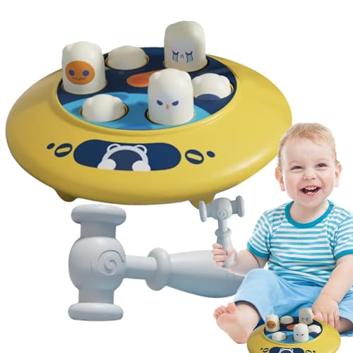 Klopfendes Spiel, Meckendes Spielzeug,Raumschiff interaktives Lernspielzeug mit Hammer | Spielzeug für frühe Entwicklungsausbildung, Feinmotorikspielzeug für Hand-Auge-Koordination Klopfendes Spiel, Meckendes Spielzeug,Raumschiff interaktives Lernspielzeug mit Hammer | Spielzeug für frühe Entwicklungsausbildung, Feinmotorikspielzeug für Hand-Auge-Koordination von Generic