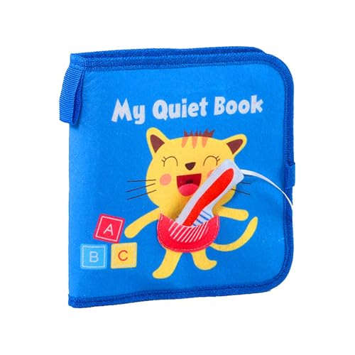 Knitterbücher für Babys, Knitterbuch für Babys – Babybücher aus weichem Stoff, Aktivitätsbuch für Babys, Bücher aus Stoff, Beißspielzeug für Mädchen und von 0 bis 3 Jahren von Generic