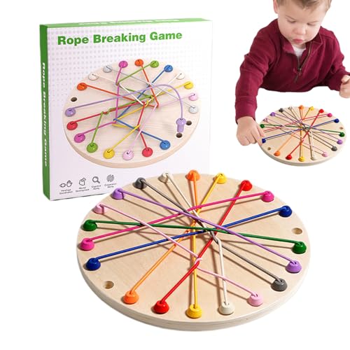Knotenlogik-Spiel - Geschicklichkeitsrichter für Mädchen, Family Brain Challenge | Teaser mit Seilspiel, Problemlösewerkzeug, Aufgabenmuster- , J von Generic