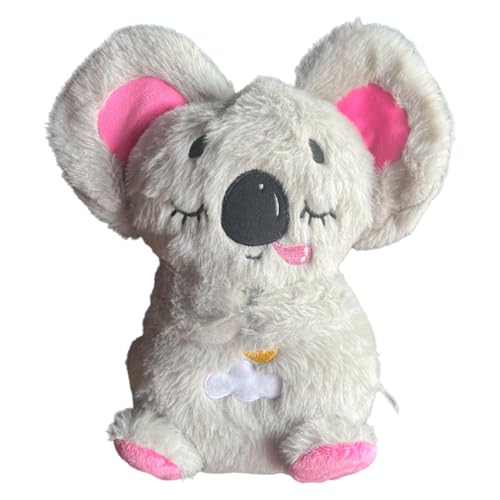 Koala Anti-Stress-Plüschtier, schlafendes Koala-Spielzeug mit Atemfunktion, atmungsaktiver Koalabär zur Entspannung, Anti-Stress-Spielzeug mit Licht und Musik von Generic