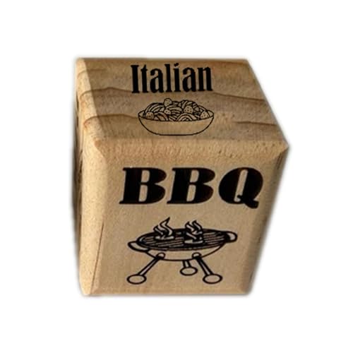 Kochspiele, Würfel zum Abendessen - Kreative Spielwürfel für Holzfutter, lustige Abendessenwürfel mit Verabredung, Auswahl zum Abendessen aus Holz, Würfel, Brettspiele für Kochspiele, Würfel zum Abendessen - Kreative Spielwürfel für Holzfutter, lustige Abendessenwürfel mit Verabredung, Auswahl zum Abendessen aus Holz, Würfel, Brettspiele für von Generic