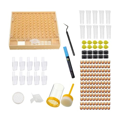 Königin Zucht - Komplettes Bienenzucht-Set für Imker, Breakeepers Königin Boxen-Set | Professionelle Imkereiwerkzeuge für die Bienenstock-Management, Verwendung de Königin Zucht - Komplettes Bienenzucht-Set für Imker, Breakeepers Königin Boxen-Set | Professionelle Imkereiwerkzeuge für die Bienenstock-Management, Verwendung de von Generic