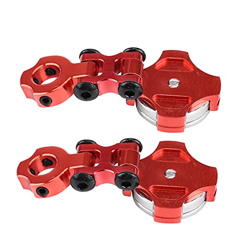 Körper nach Träger, Magnetischer Post -Mount -Körper, 2 Autostücke mit Glatten Fernbedienung für RC Toy RC Toy (Rot) von Generic