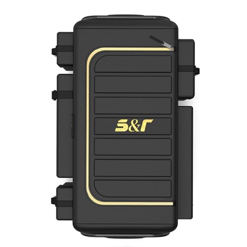 Kofferraum-Aufbewahrungsbox – Auto-Organizer mit Deckel, Kfz-Kofferraumzubehör | Robuster Fracht-Organizer, wasserdichte Auto-Aufbewahrungsbox, rutschfestes Design, 60 l/70 l für SUV, LKW, Van von Generic