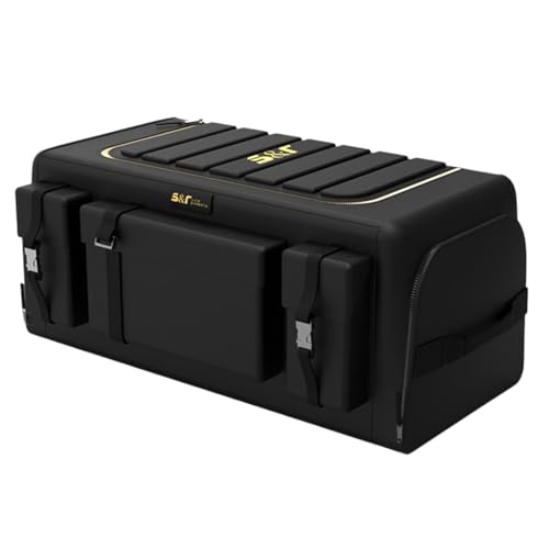 Kofferraum-Organizer, Kfz-Kofferraum-Aufbewahrungsbox Mit Deckel, 60L / 70L Heavy Duty Autozubehör Mit Rutschfester Unterseite, Wasserdichter Auto Cargo Organizer Für Auto Truck Van Kofferraum-Organizer, Kfz-Kofferraum-Aufbewahrungsbox Mit Deckel, 60L / 70L Heavy Duty Autozubehör Mit Rutschfester Unterseite, Wasserdichter Auto Cargo Organizer Für Auto Truck Van von Generic